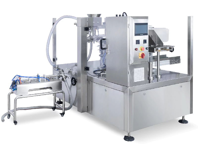 Liquid Premade Pouch Filling Machine with Piston Pump