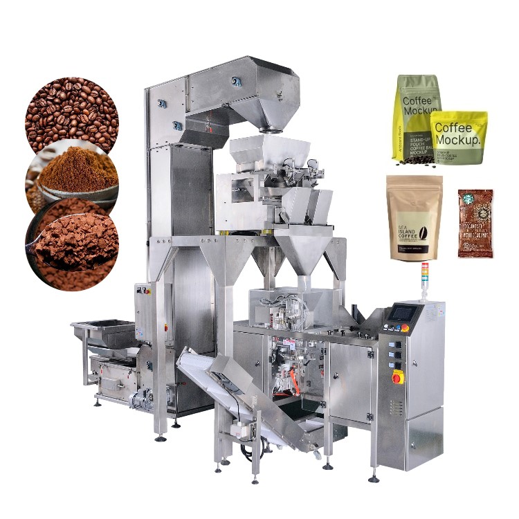Automatic coffee beans pre made pouch mini doypack machine