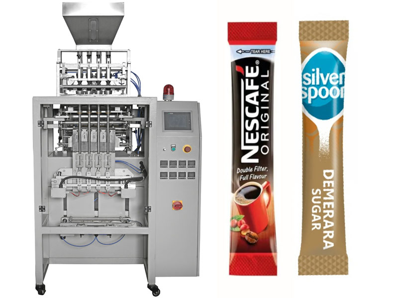 4 lanes granule stick sugar stick Coffee Stick Packaging Machine