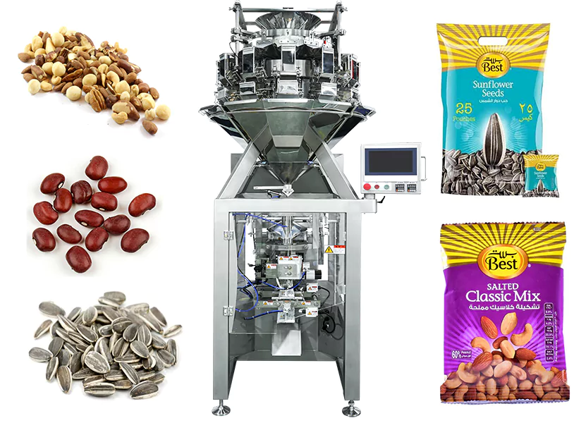 100 BPM Multi Head Weigher Packaging Machine