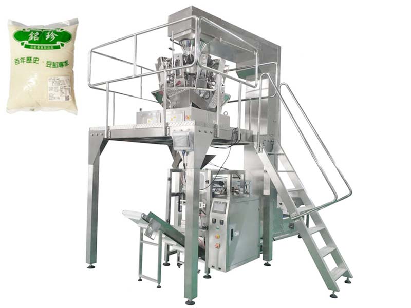 Automatic Vertical Filling Machine Garlic Powder Milk Flour Sugar Rice Weighing Packaging Machine