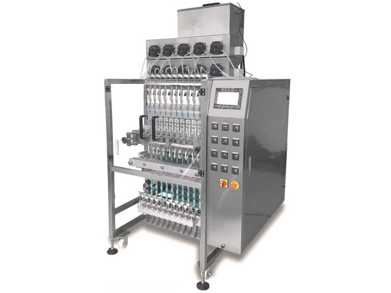 Mouth Wash Liquid Multi Lanes Sachet Packing Machine