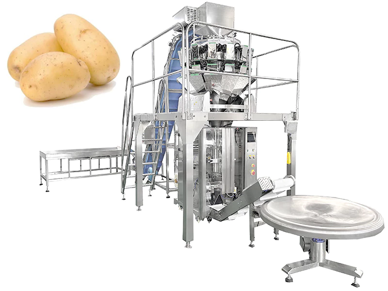 Automatic Fresh Potato & Vegetable Packaging Machine