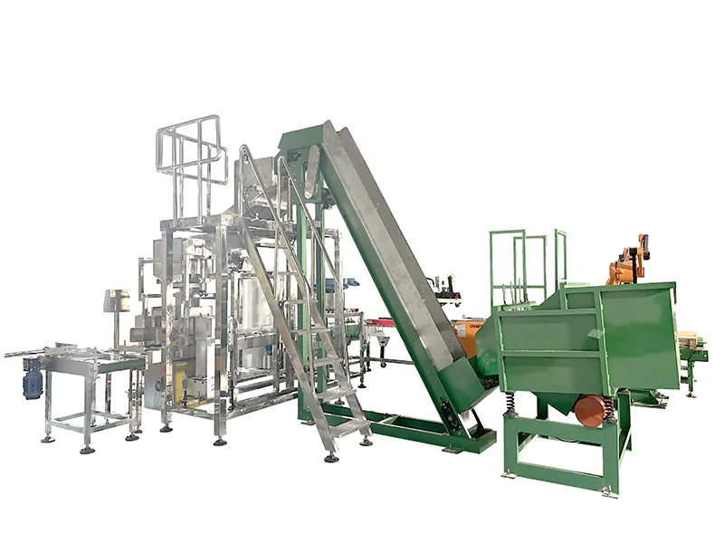 Automatic 10kg 20kg nails carton box packaging machine