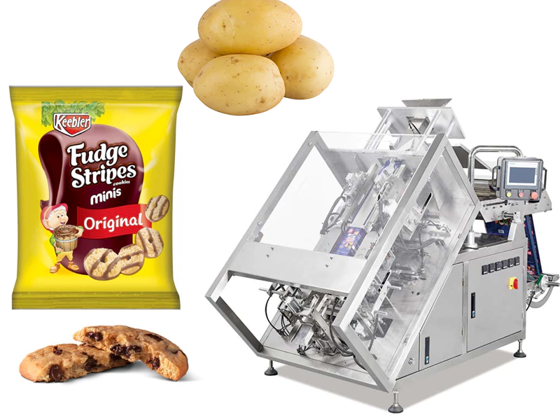 Inclined VFFS Machine for Fragile Items Granules Packaging Machine
