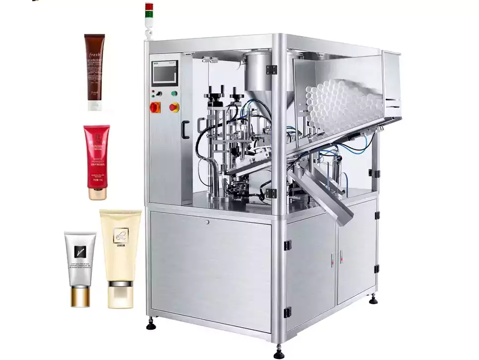 Toothpaste Cosmetic Tube Filling Sealing Machine
